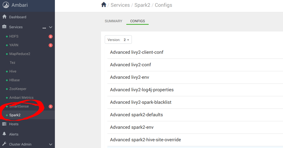 spark-config